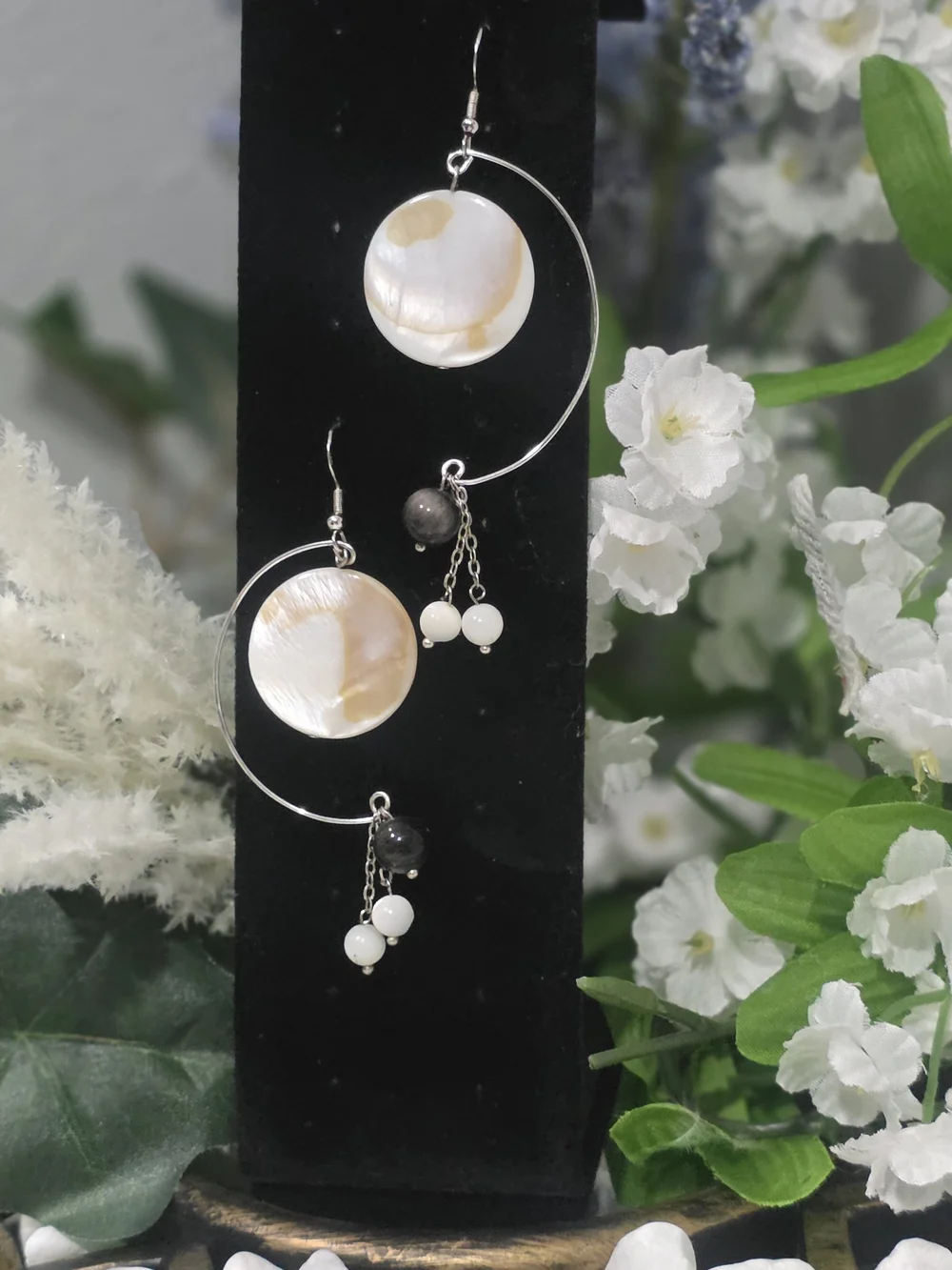 Mother Of Pearl Drop Earrings